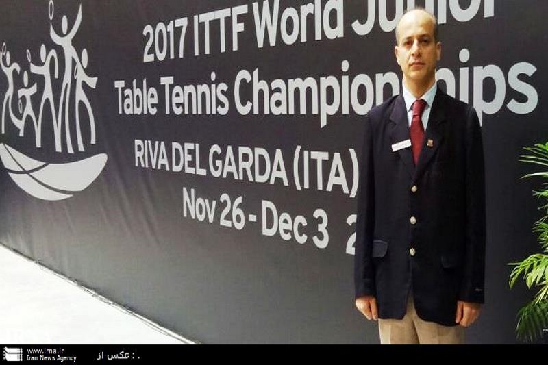 حمیدرضا صباغیان داوری بین‌المللی تنیس روی میز به جاکارتا می‌رود