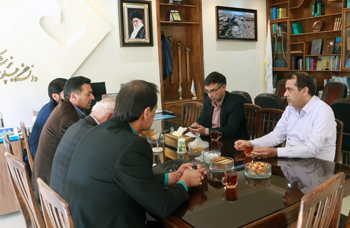 دیدار رئیس دانشگاه پزشکی کاشان با شورای شهر مشکات